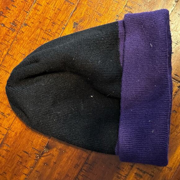 Reebok NFL  Baltimore Ravens One Size Knit Skull Cap Beanie - Picture 2 of 4